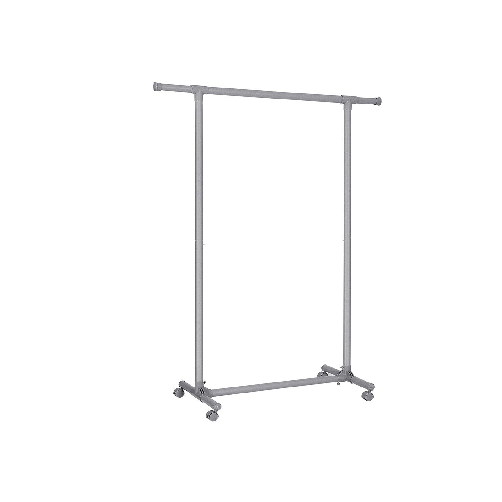 Extendable Garment Rack - Metal - Matte Black and Blue