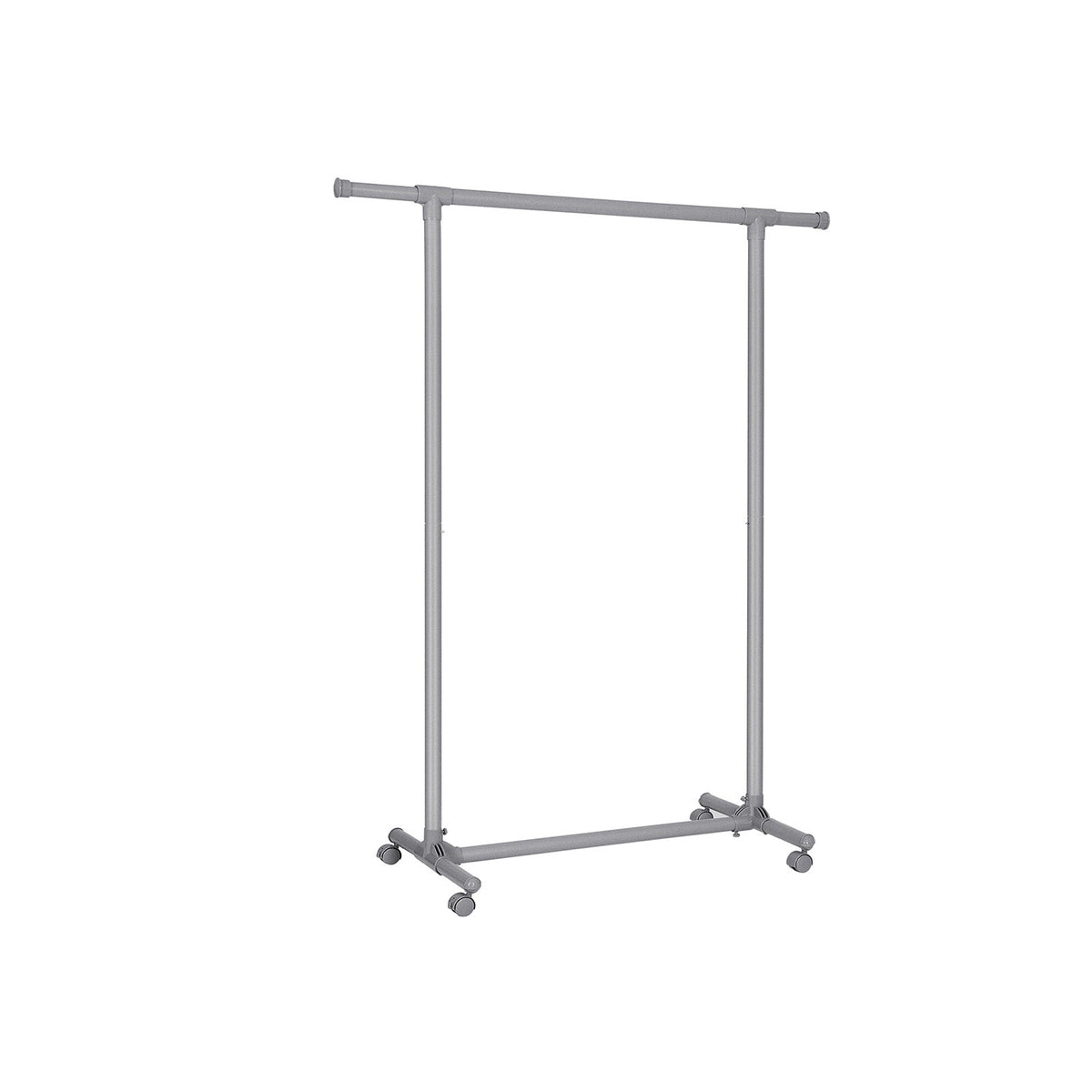 Extendable Garment Rack - Metal - Matte Black and Blue