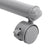 Extendable Garment Rack - Metal - Matte Black and Blue