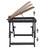Laptop Desk - Wood - Rustic Brown - Adjustable Tilting Angles and Folding Legs