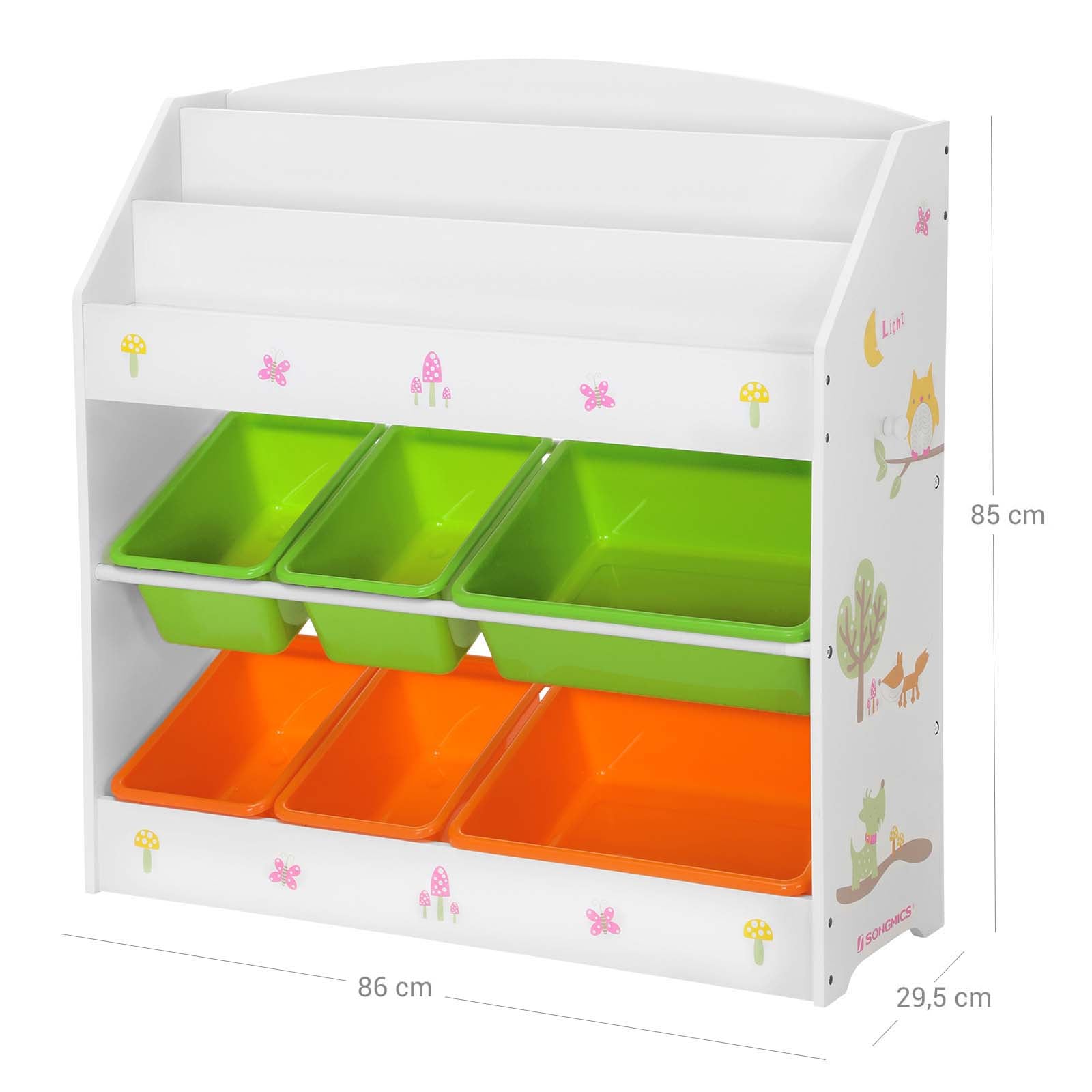 Toy and Book Organizer - Wooden
