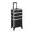 Cosmetic Trolley - Metal - Black - Lockable and Rolling with 360-Degree Casters