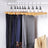 Trouser Clamp Hanger - Solid Wood - Natural - Set of 12 with 360° Rotatable Hook and Anti-slip Felt