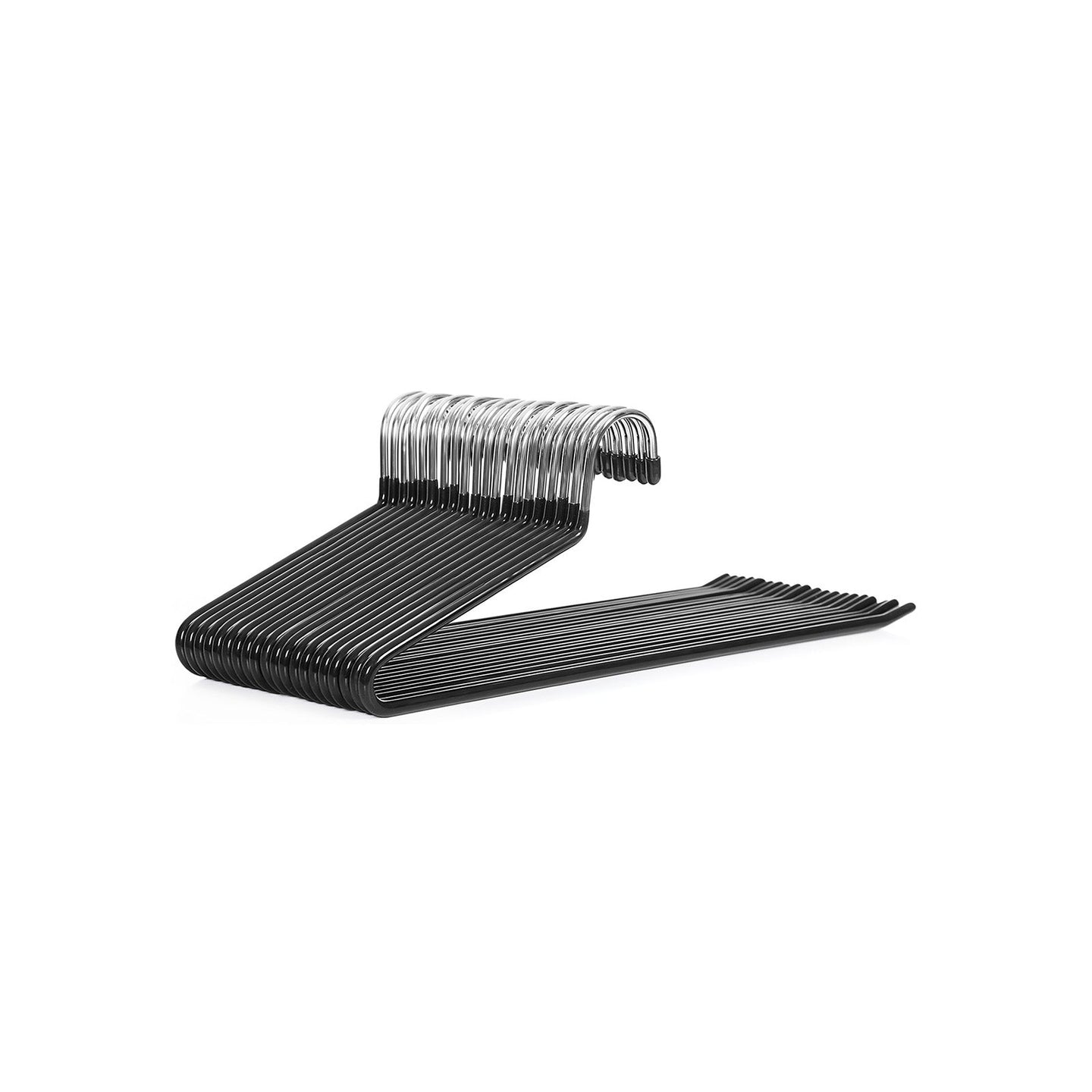 Trouser Slack Hangers - Non-slip, Set of 20 - Metal - Chrome-plated