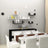 U-Shaped Floating Wall Shelves - Wood - Black - Set of 3 with 15 kg Weight Capacity