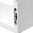 U-Shaped Floating Wall Shelves - Wood - Black - Set of 3 with 15 kg Weight Capacity