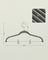 Set of 30 Velvet Trouser Hangers - Velvet - Slate Grey - Non-Slip with Clips
