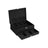2-Tier Jewelry Case - Velvet - Black - Includes Drawer and Key