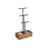 Jewellery Display Stand - Metal - Brown and Black - 2-In-1 Design with Drawer and Removable Slots