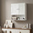 Bathroom Wall Cabinet - 60L - MDF - Adjustable Shelf