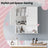 Bathroom Wall Cabinet - 60L - MDF - Adjustable Shelf