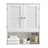 Bathroom Wall Cabinet - 60L - MDF - Adjustable Shelf
