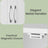Wall-Mounted Bathroom Storage Cabinet - Wood - Cloud White - Adjustable Shelves