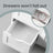 Bathroom Storage Organizer - MDF - White - with Adjustable Shelf