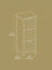 Free-Standing Storage Cabinet - 4 Drawers - Engineered Wood - Laurel Green