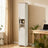 Tall Freestanding Cupboard - 30L - Particleboard - Superfast Toolless Assembly