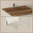 Tall Freestanding Cupboard - 30L - Particleboard - Superfast Toolless Assembly