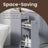 Small Bathroom Cabinet - Wood - Dove Grey - Freestanding Storage Unit for Small Spaces