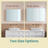 Wall Mirror Cabinet - Wood - White - Adjustable Shelves