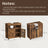 Bathroom Vanity Unit - Engineered Wood - Rustic Brown - 2-Door Design with Adjustable Shelf