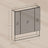 Bathroom Mirror Cabinet - Wood - Cloud White - Adjustable Shelves