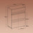 Bathroom Cabinet - 60L - MDF - Drawer