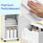 Tall Bathroom Storage Cabinet - Wood - Cloud White - Adjustable Shelves