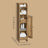 Small Bathroom Storage Cabinet - 20L - MDF - Adjustable Shelves