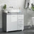 Under Sink Bathroom Cabinet - Wood - Cloud White - 3 Drawer Storage Solution for Washbasins with Pedestal