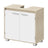 Under Sink Bathroom Storage Cabinet - 60L - MDF - 2 Compartment Design
