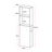 Tall Bathroom Storage Cabinet - Wood - Classic White - Freestanding with Storage Drawers and Adjustable Shelf