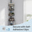 4-Tier Bathroom Storage Shelf - Adjustable