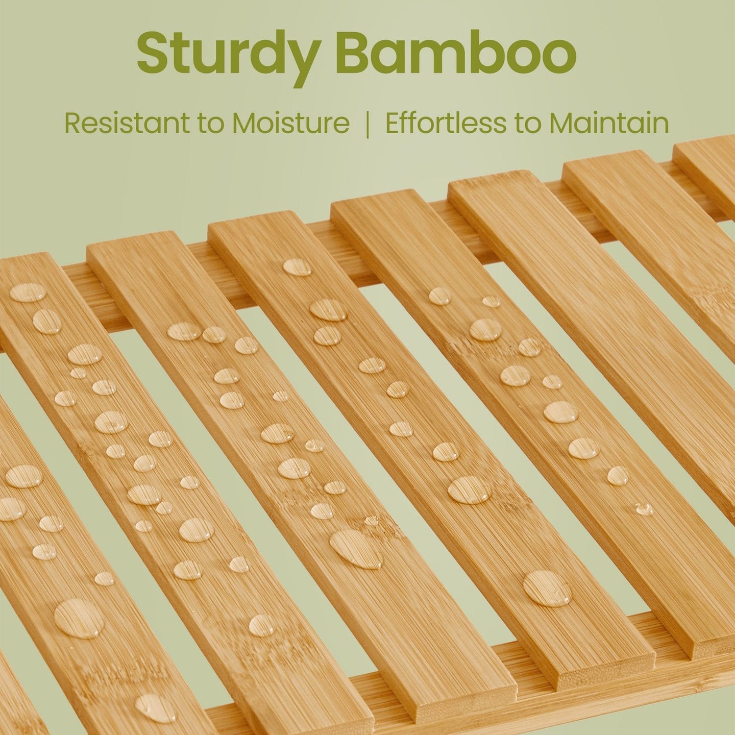 3-Tier Shelving Unit - Bamboo - White - Multifunctional Storage for Hallway and More