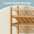 Bamboo Storage Shelf - 6-Tier - Multifunctional