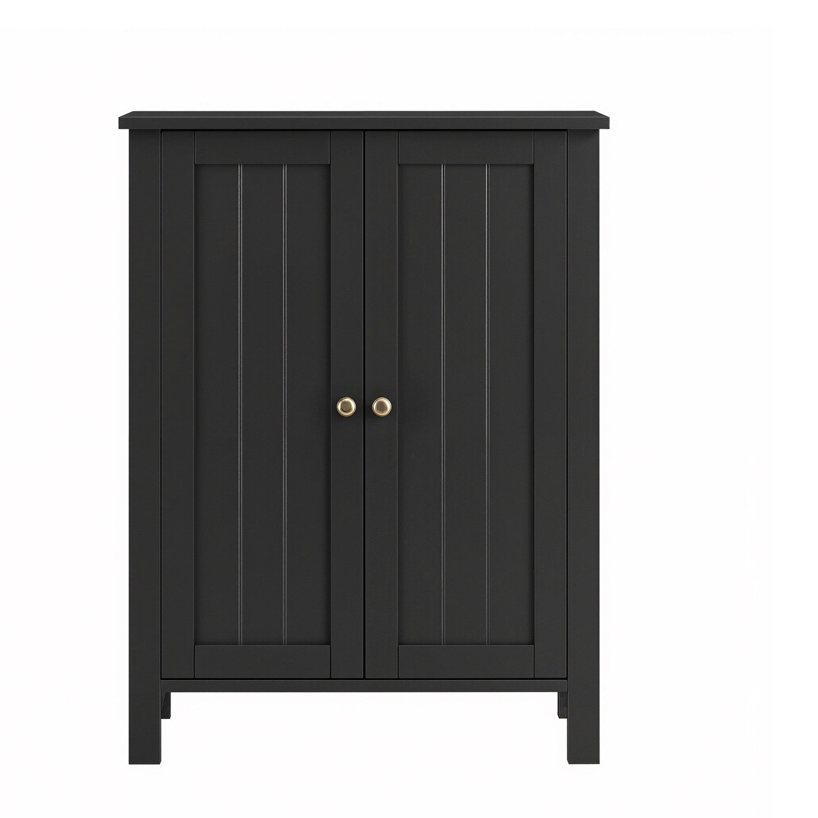 Freestanding Storage Cabinet - Wood - White - Multi-Purpose with Adjustable Shelves
