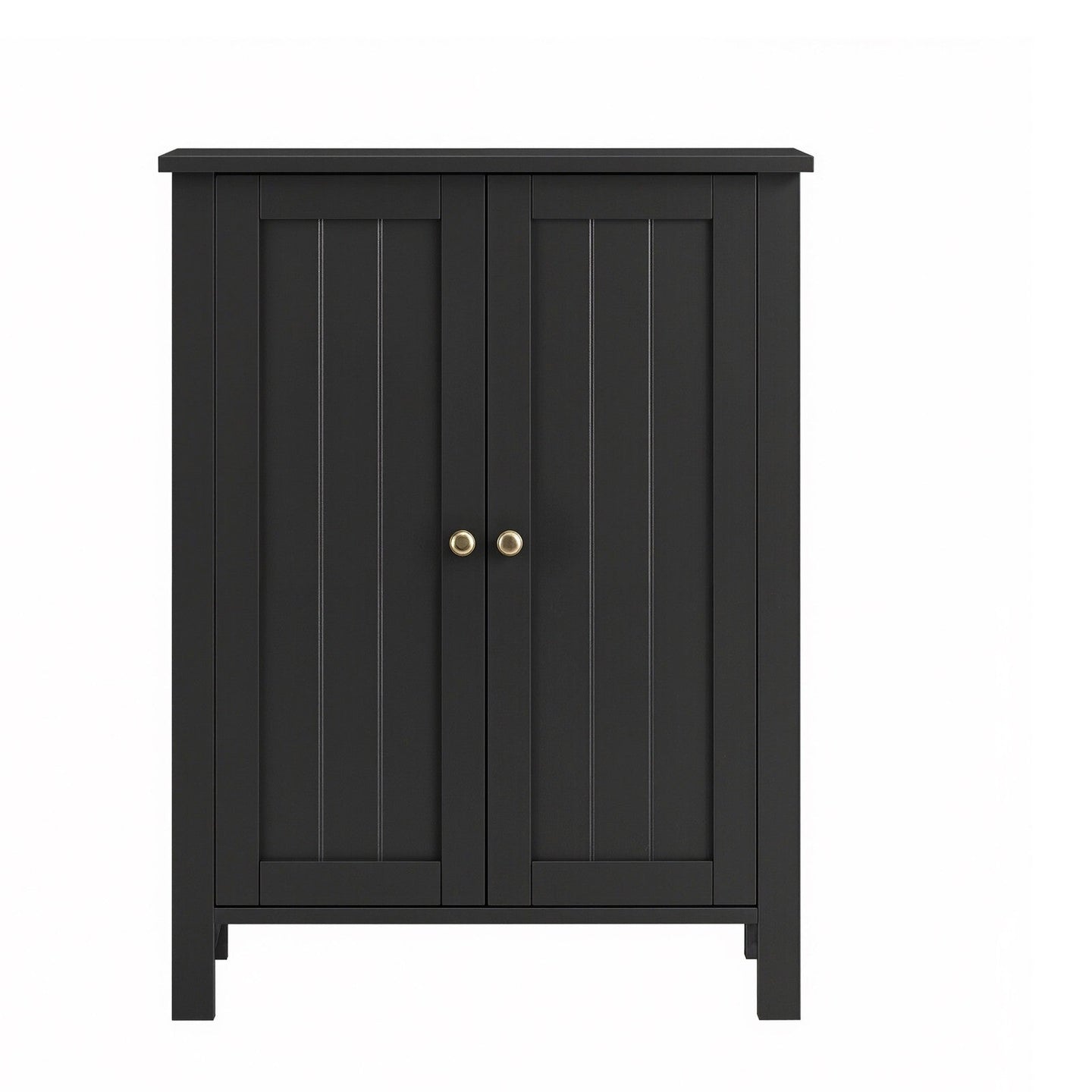 Freestanding Storage Cabinet - Wood - White - Multi-Purpose with Adjustable Shelves