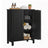 Freestanding Storage Cabinet - Wood - White - Multi-Purpose with Adjustable Shelves