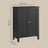 Freestanding Storage Cabinet - Wood - White - Multi-Purpose with Adjustable Shelves