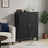 Freestanding Storage Cabinet - Wood - White - Multi-Purpose with Adjustable Shelves