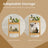 Bathroom Trolley - Bamboo - Natural - Space-Saving 3-Tier Design on Wheels