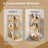 Bathroom Trolley - Bamboo - Natural - Space-Saving 3-Tier Design on Wheels
