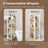 Bathroom Trolley - Bamboo - Natural - Space-Saving 3-Tier Design on Wheels