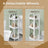 Bathroom Trolley - Bamboo - Natural - Space-Saving 3-Tier Design on Wheels
