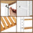 5-Tier Storage Shelf - Bamboo - White and Natural - Adjustable Heights