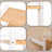 5-Tier Shelf Unit - Bamboo - Natural White - Versatile Storage Organizer for Kitchen and Bathroom