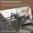 Laundry Hamper - MDF and Steel - Gray - with Pull-Out Liner
