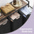 Clothes Sorter - 4 Removable Liner Bags - Metal Frame - Rustic Brown and Black