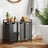 3-Section Laundry Sorter - Metal Frame - Black and Grey - Removable Bags and Shelf