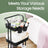 3 Tiers Mobile Trolley - 30L - Steel Frame - 4 Rolling Castors