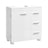 Under Sink Bathroom Cabinet 3 Drawers 2 Compartments - MDF and Wood - Cloud White